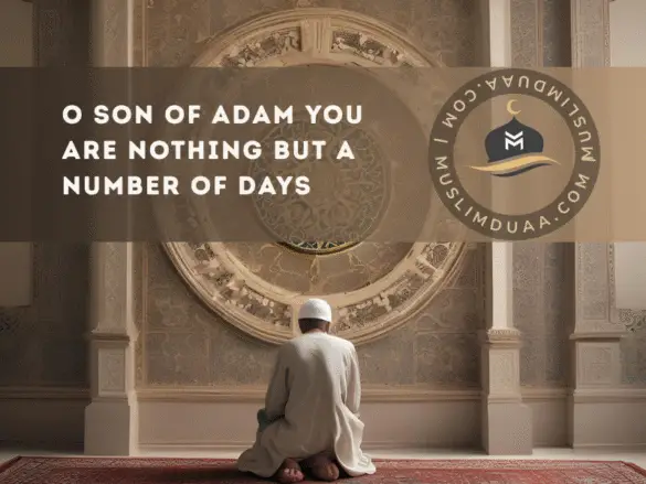 O Son of Adam You Are Nothing but a Number of Days: a Reminder of Time & Accountability | Muslim Duaa